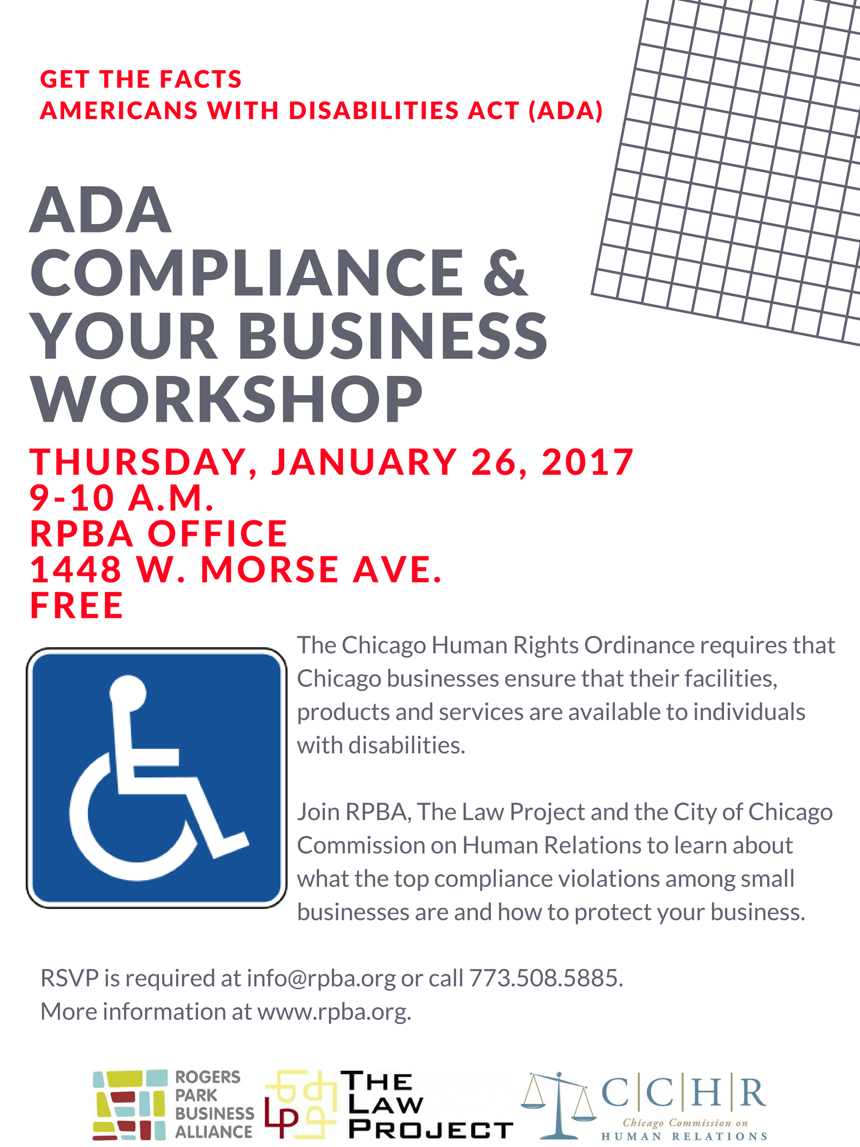 ADA Compliance &#038; Your Business Workshop, rogers-park-business-alliance