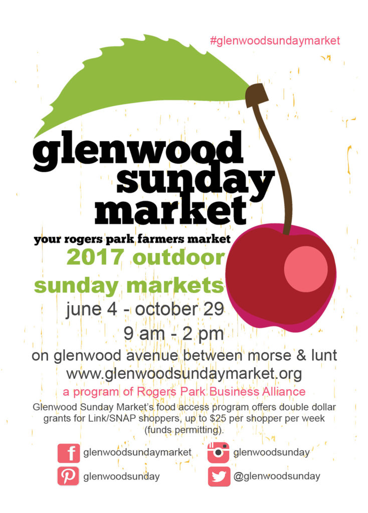 Glenwood Sunday Market Outdoor Season 2017, rogers-park-business-alliance