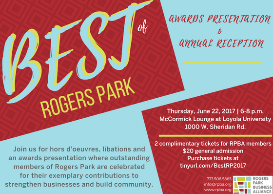 Best of Rogers Park Awards, rogers-park-business-alliance