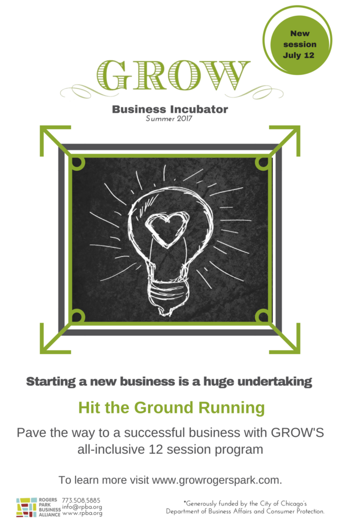 GROW Business Incubator, rogers-park-business-alliance