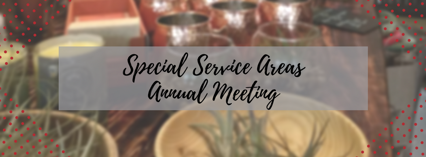 Special Service Areas Annual Meeting