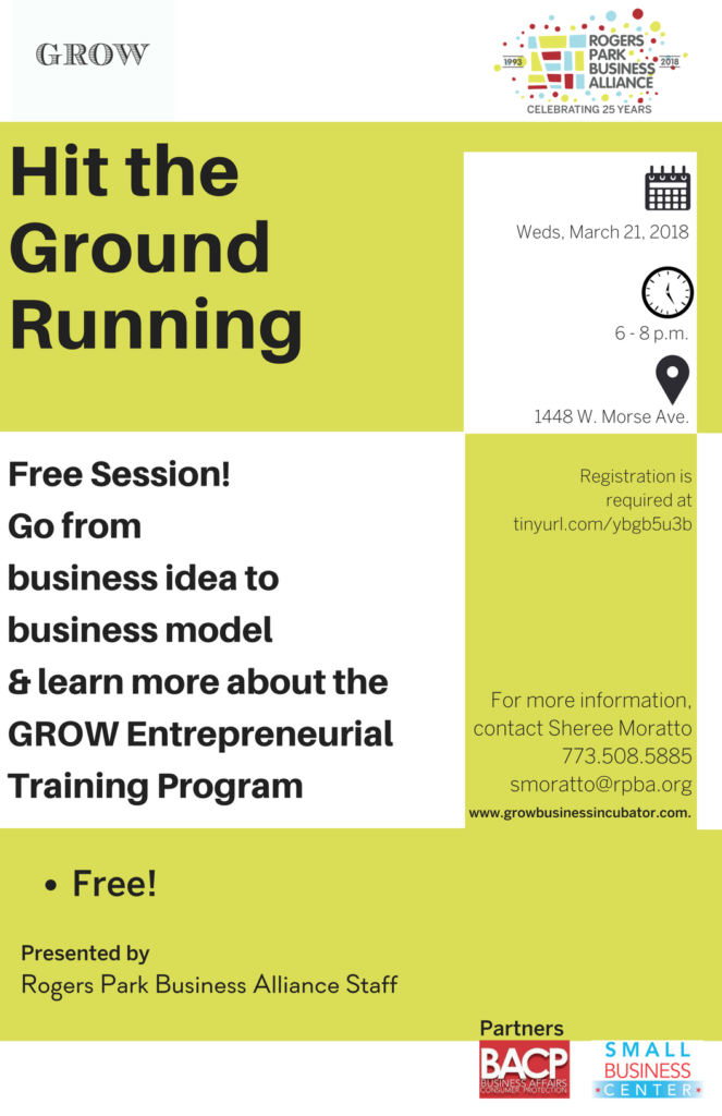 Hit The Ground Running, rogers-park-business-alliance