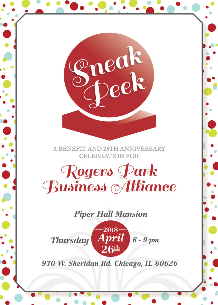 Sneak Peek 25th Anniversary Celebration, rogers-park-business-alliance
