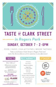 Taste of Clark Street &#8211; 2018, rogers-park-business-alliance