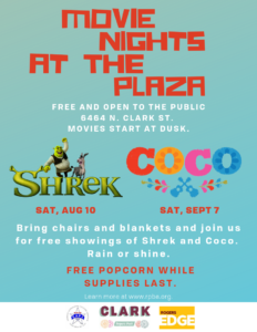 Movie Nights at the Plaza, rogers-park-business-alliance