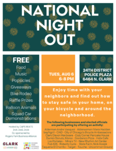 National Night Out, rogers-park-business-alliance