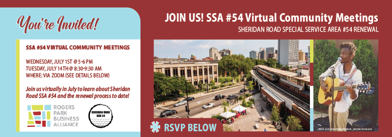 Sheridan Road SSA #54 Virtual Community Meeting