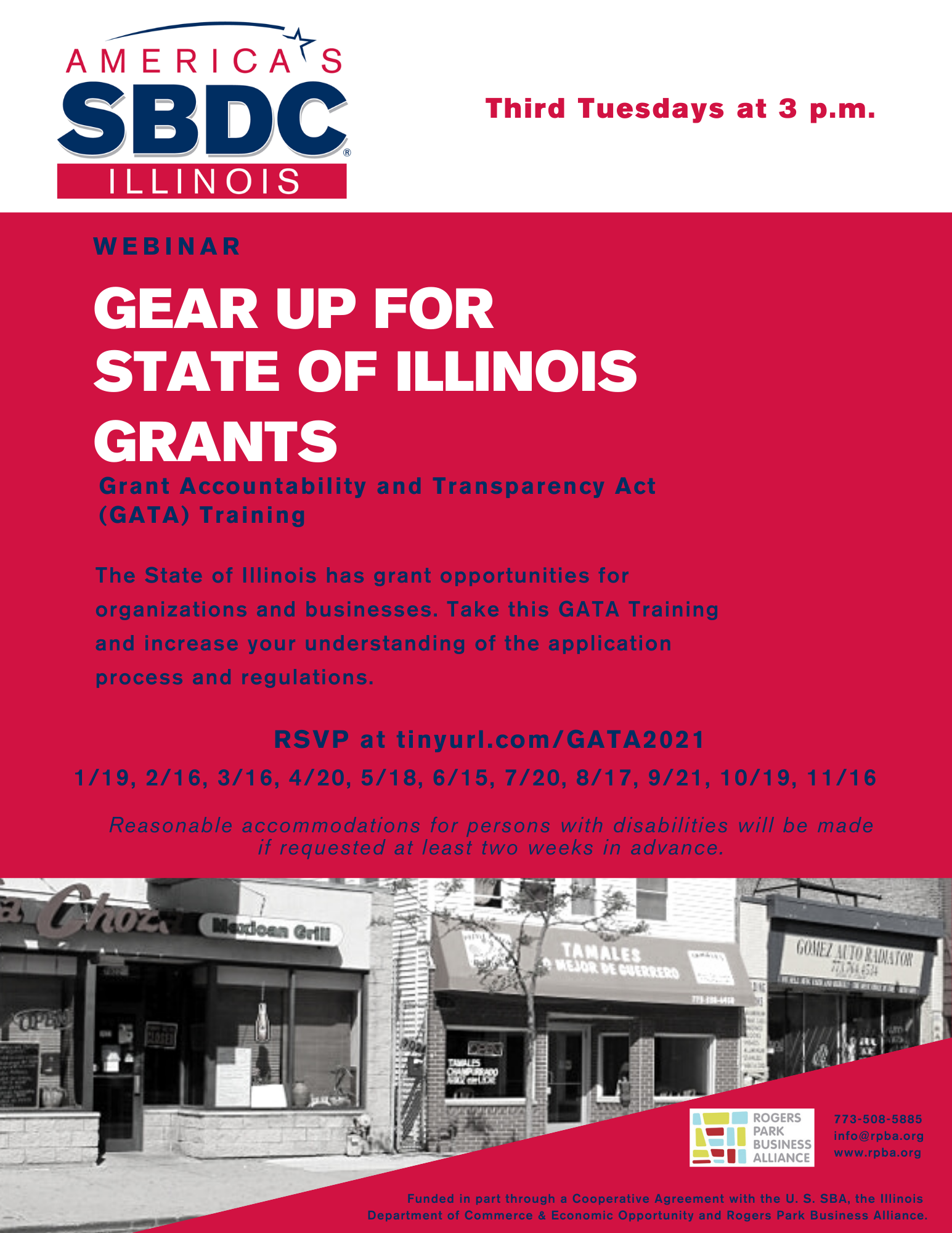 Gear Up for State of Illinois Grants (GATA), rogers-park-business-alliance