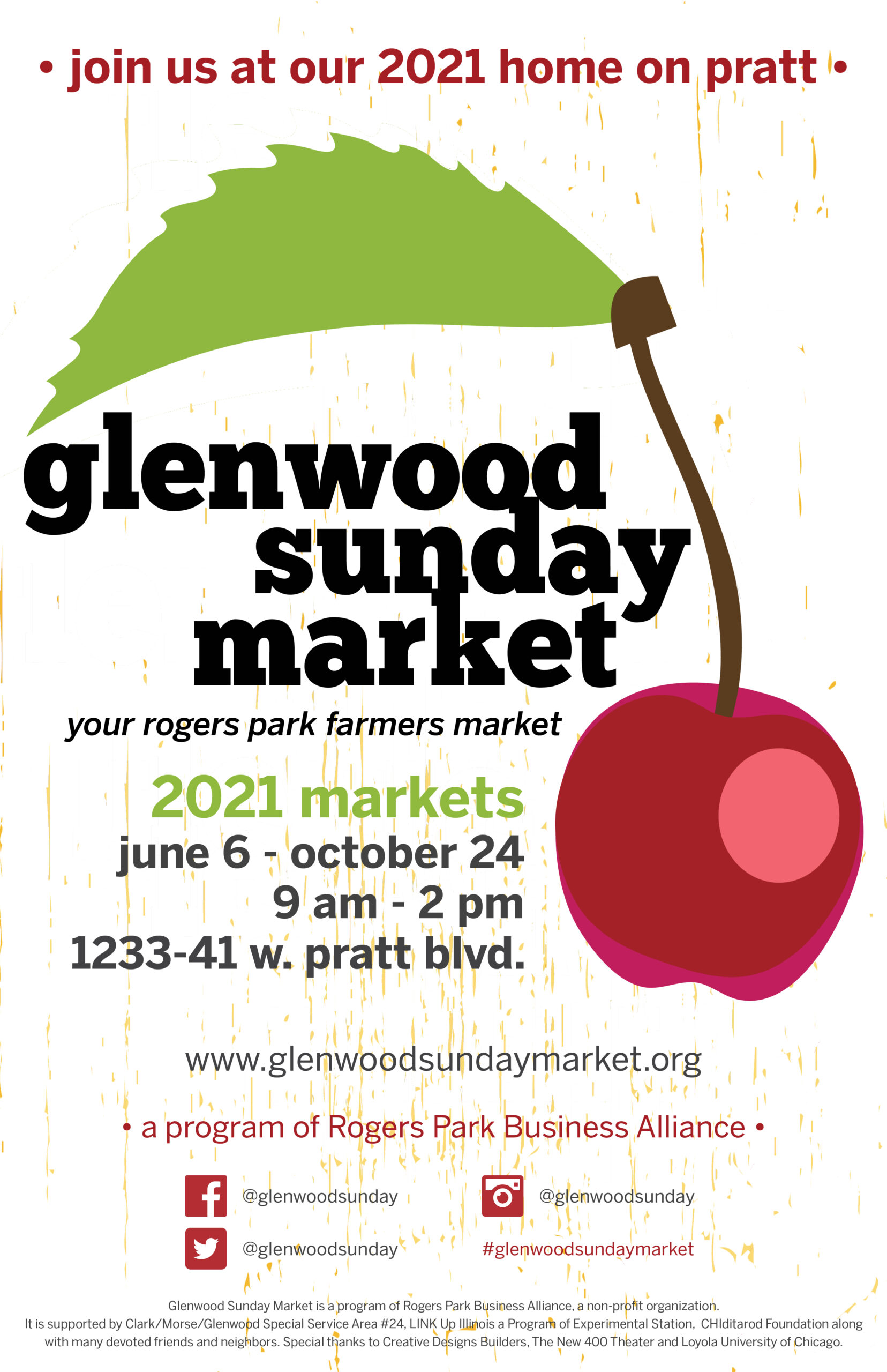 Glenwood Sunday Market 12th Season, rogers-park-business-alliance