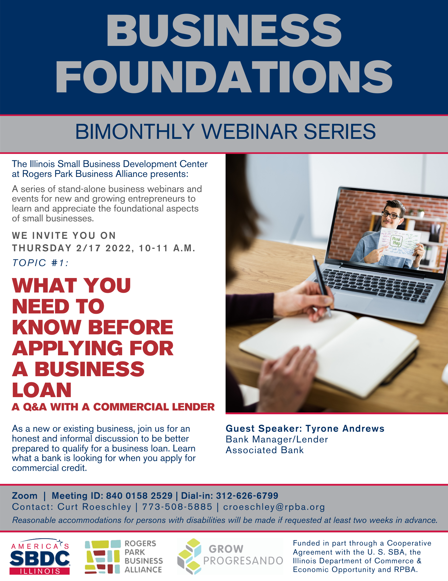 Business Foundations | What You Need to Know Before Applying for a Business Loan, rogers-park-business-alliance