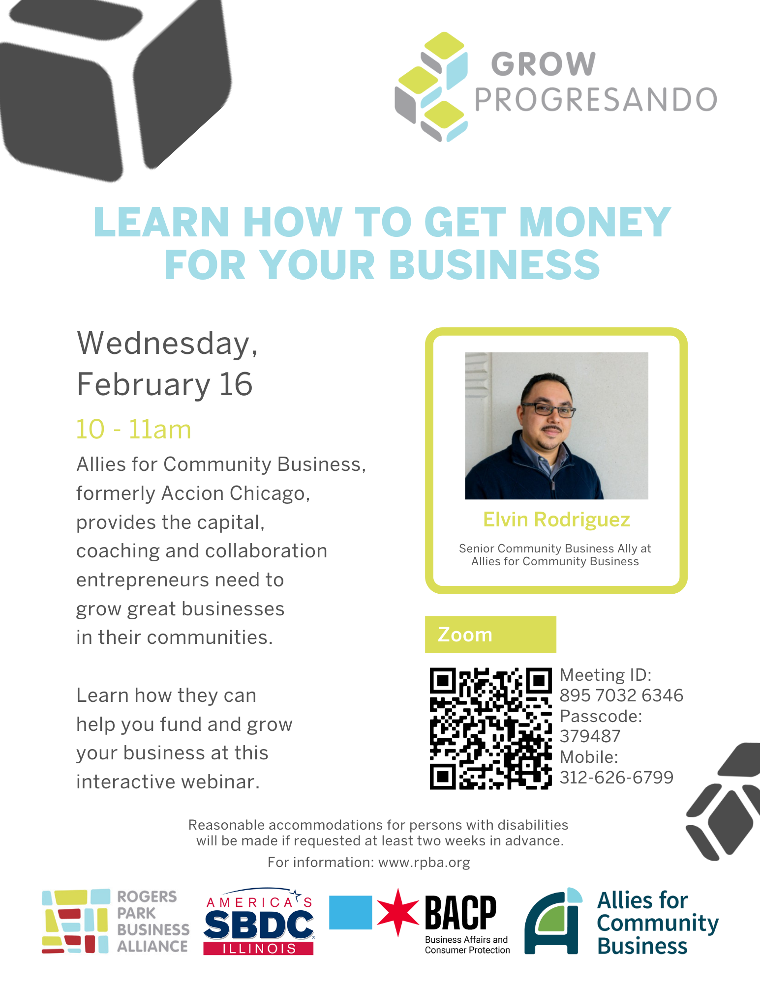 Capital Access | Learn How to Get Money for Your Business, rogers-park-business-alliance