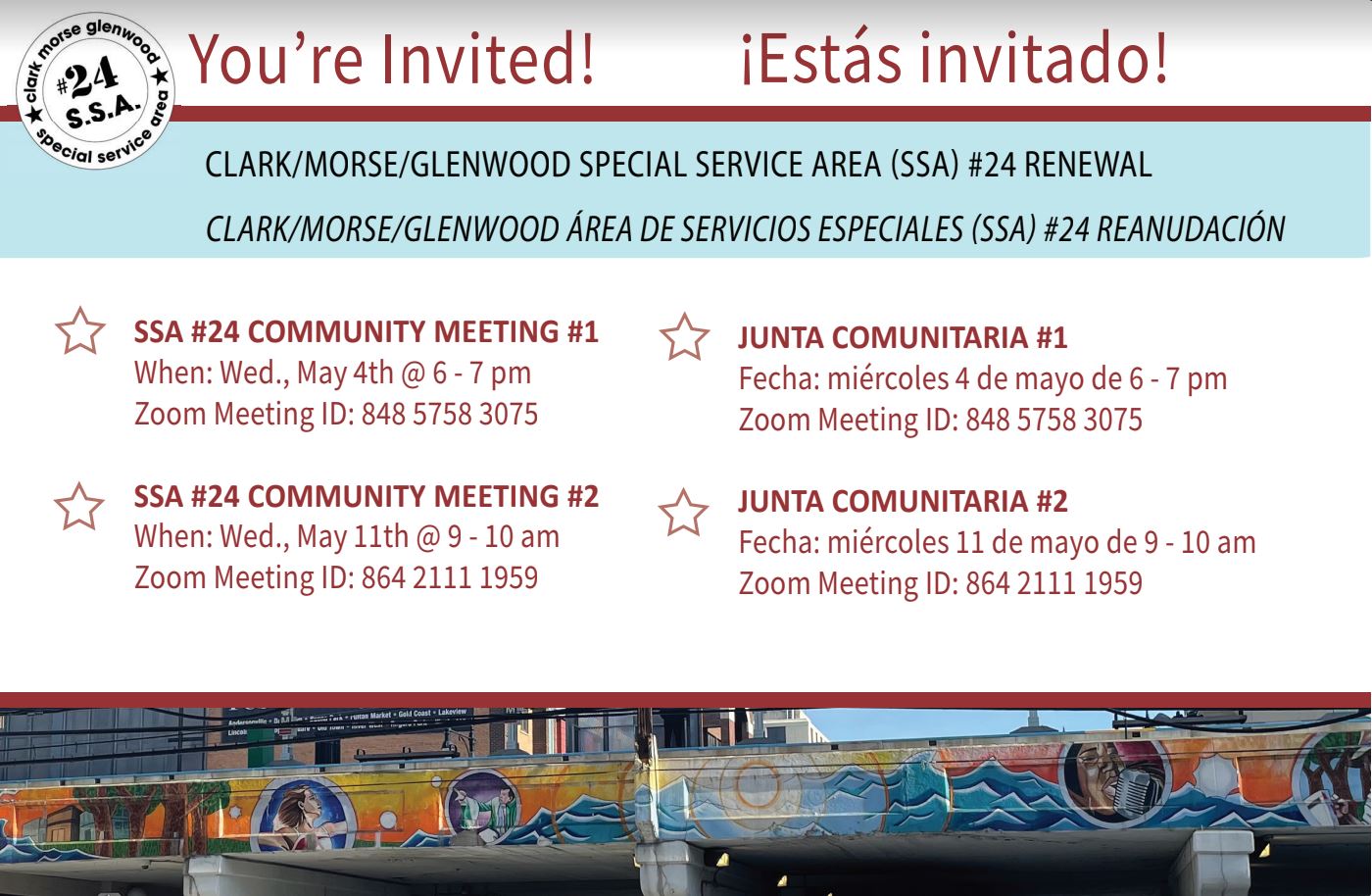 Clark/Morse/Glenwood SSA #24 Community Meetings, rogers-park-business-alliance