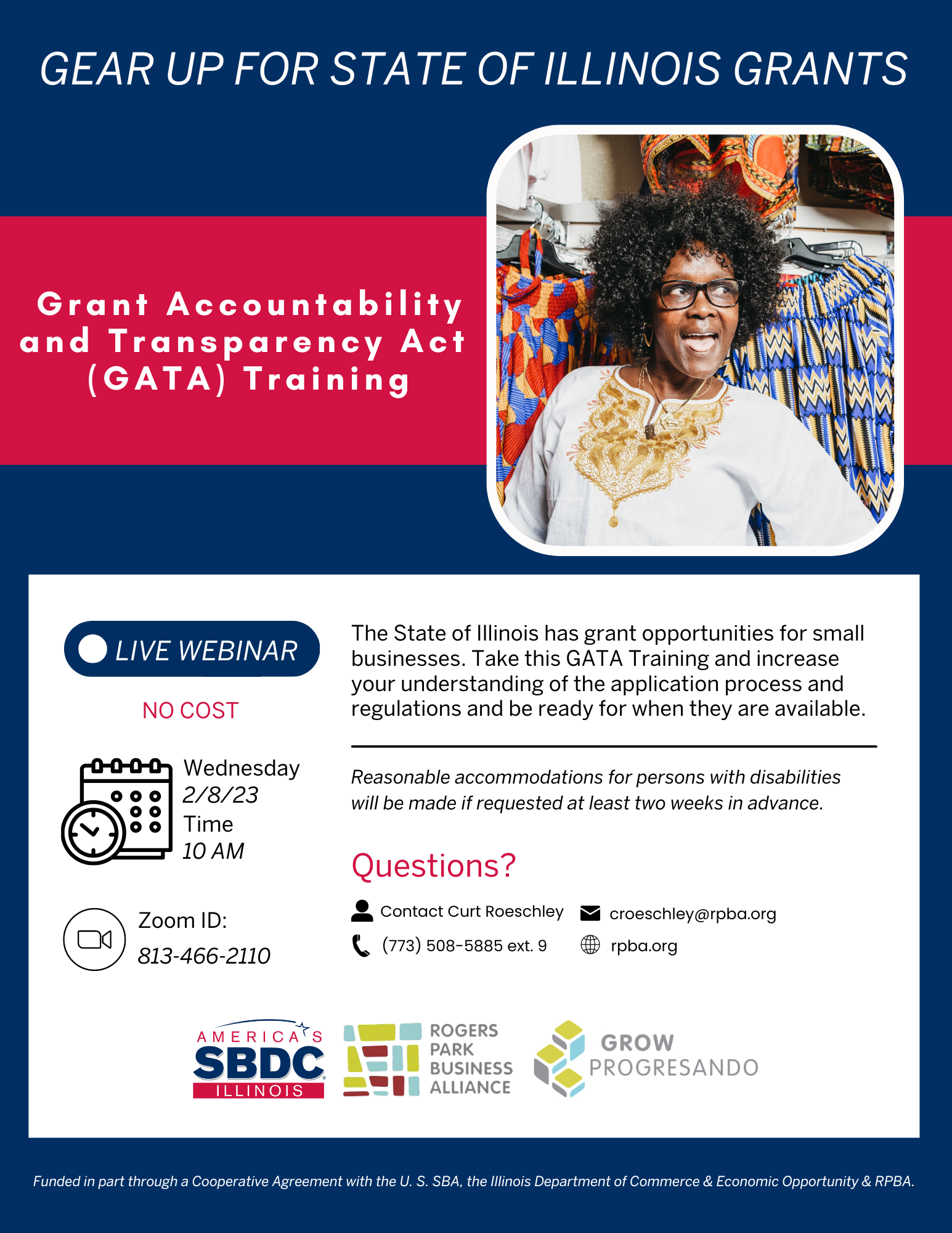 Grant Accountability and Transparency Act (GATA) Webinar, rogers-park-business-alliance