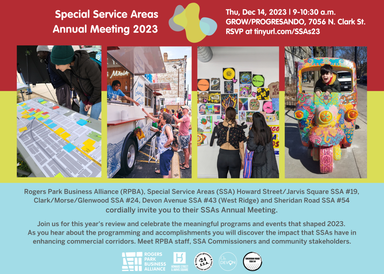 Special Service Areas Annual Meeting 2023 rogersparkbusinessalliance