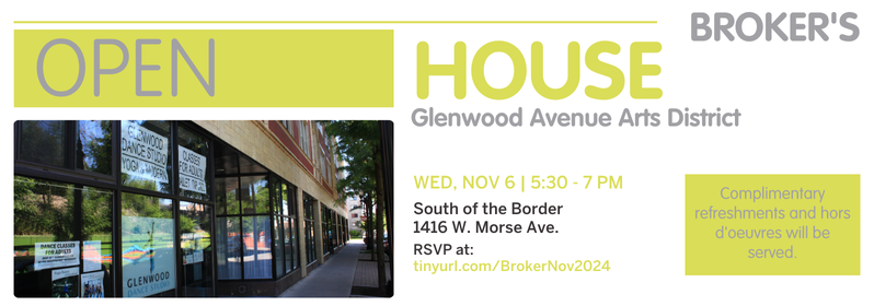 Glenwood Avenue Arts District Broker’s Open House