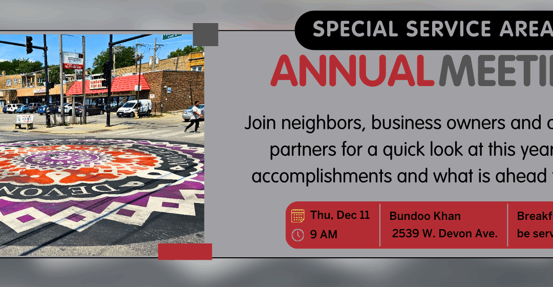 Special Service Areas Annual Meeting – 2025